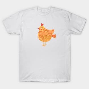 The yellow and red easter chicken, version 2 T-Shirt